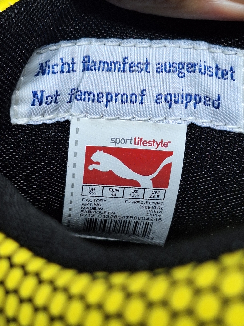 RARE! Puma Ferrari Driving Shoe Siluro SF Yellow & Black - Men's Size 10.5 - Picture 2 of 14